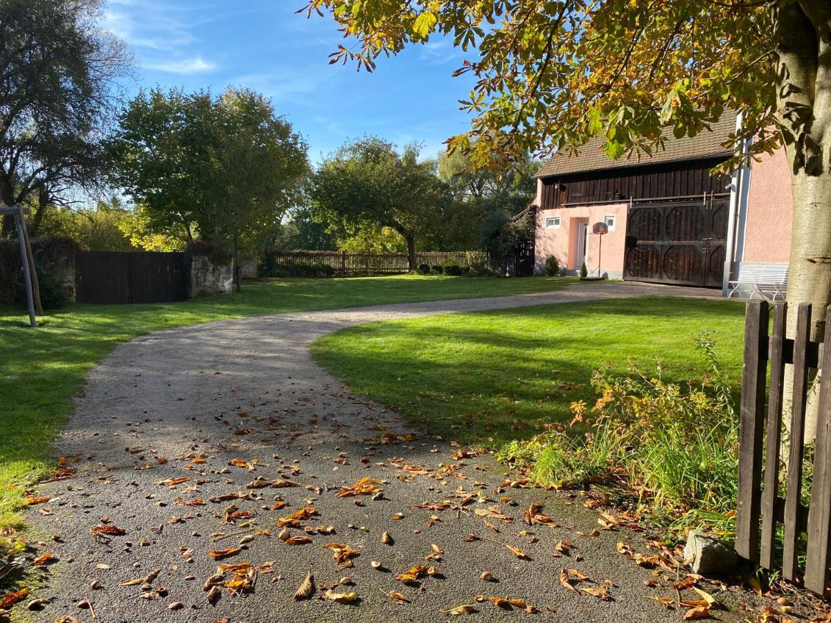 Landhaus Am Schloss Schnabelwaid Esterno foto