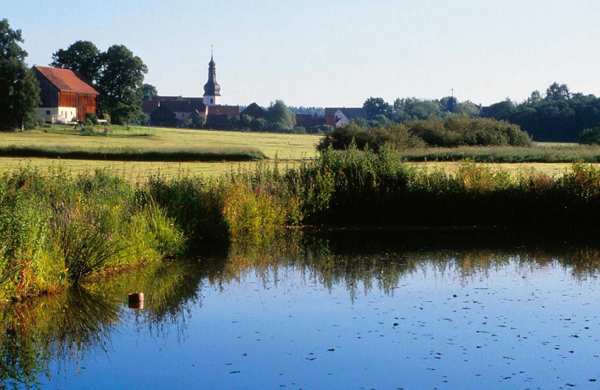 Landhaus Am Schloss Schnabelwaid Esterno foto