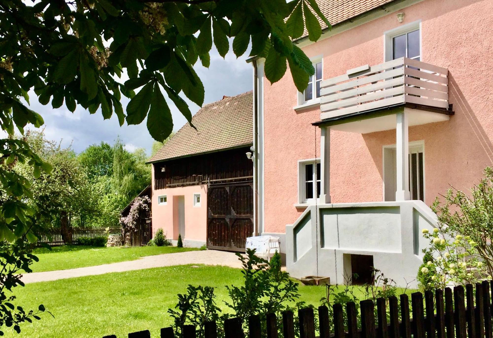 Landhaus Am Schloss Schnabelwaid Esterno foto